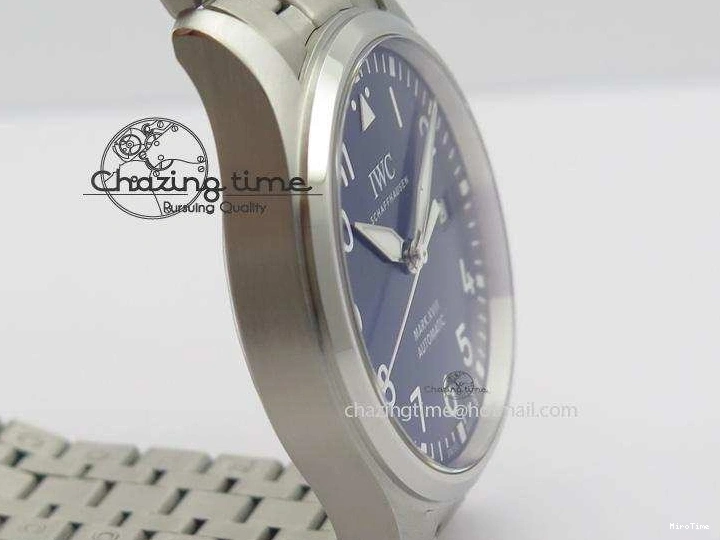 MIROTIME 0301 Durable Mark XVIII Le Petit Prince IW327004 SS Mk Maker Best Edition Blue Dial On SS Bracelet A 7297